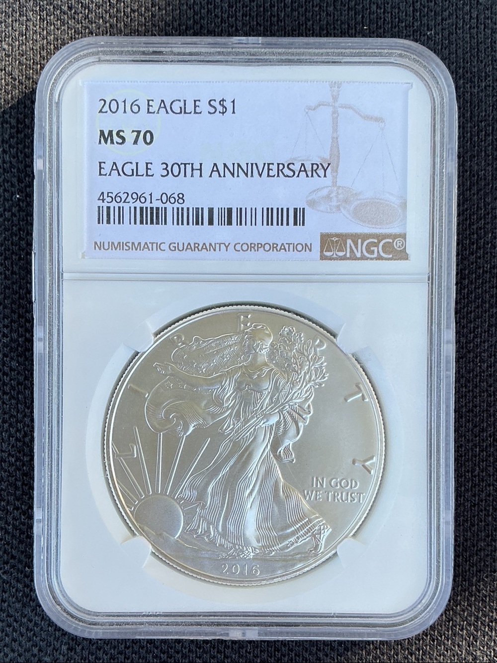 NGC 2016 Silver American Eagle MS70 - Silver Coin